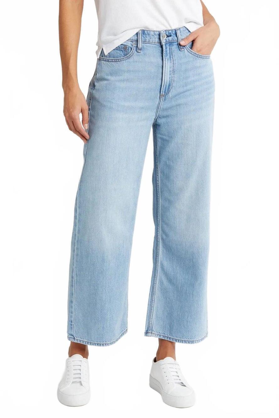 NEW RAG & BONE lori mid rise crop jeans in blue